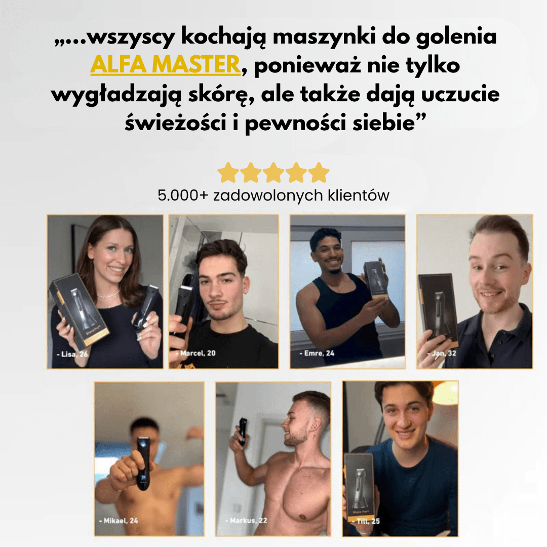 Alfa Master - Maszynka z technologią CutFree®